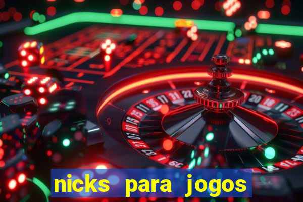 nicks para jogos de tiro